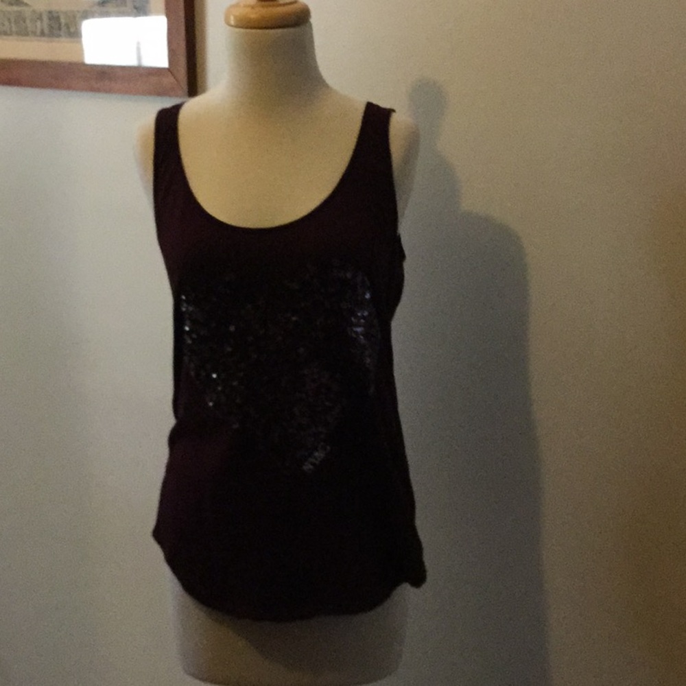New York & Co. Sequin Embellished Tank Top NWOT